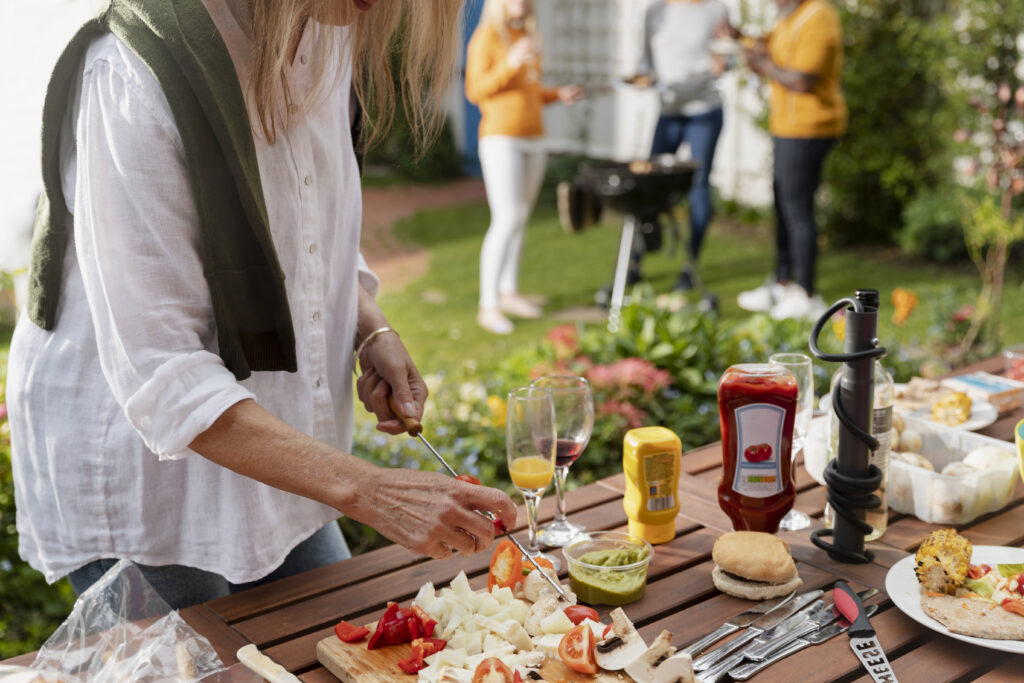 side-view-woman-making-skewers