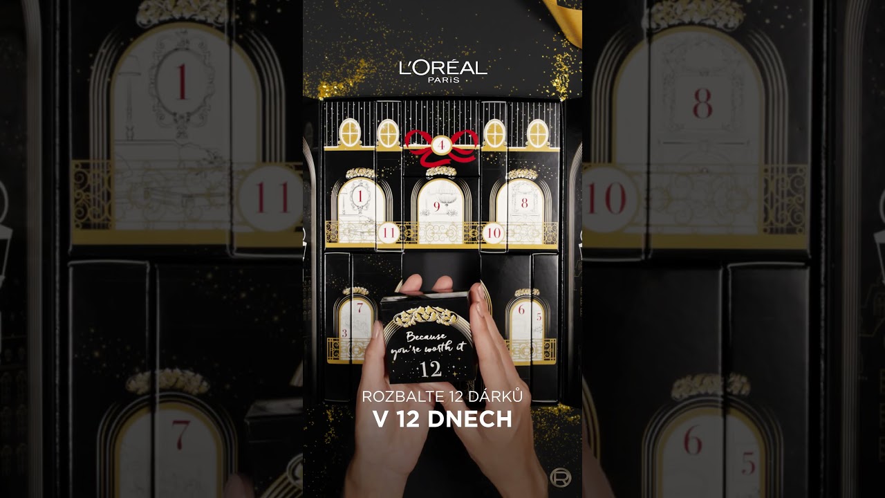 Video preview: Adventní kalendář L'Oréal Paris #beauty #xmas #xmasgiftideas