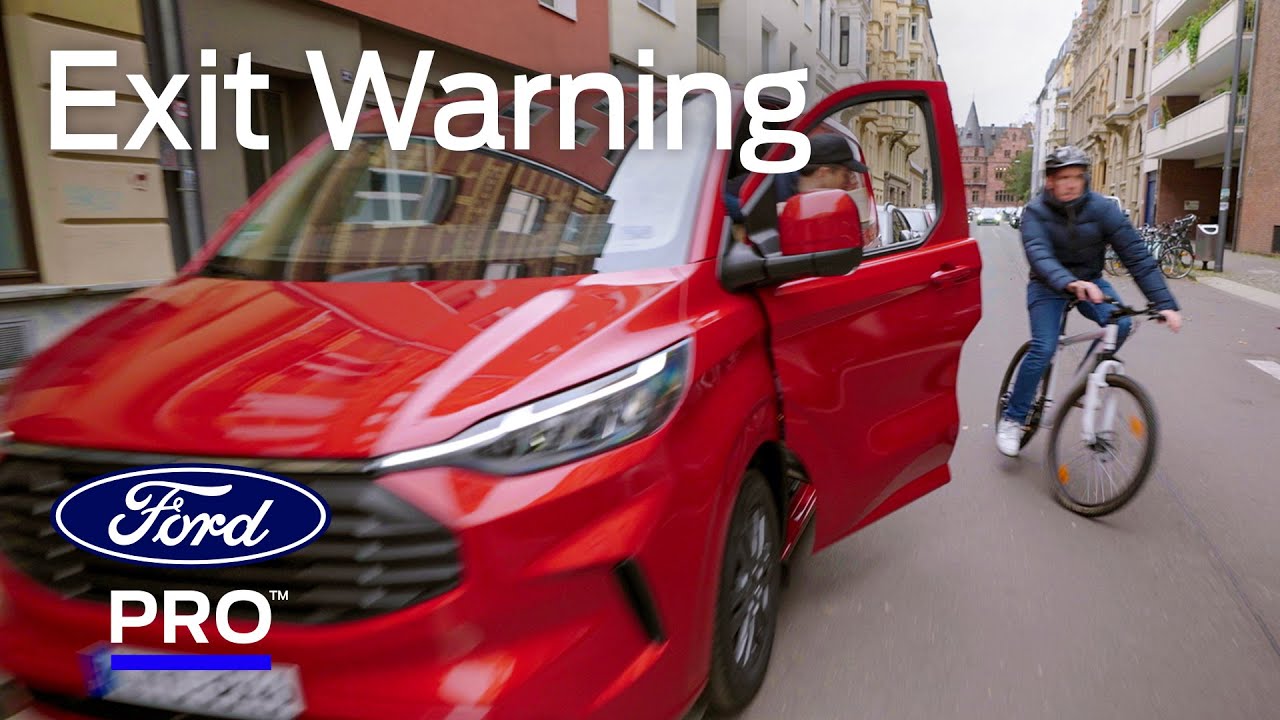 Video preview: New Transit Custom Tech to Help Prevent 'Dooring' Accidents